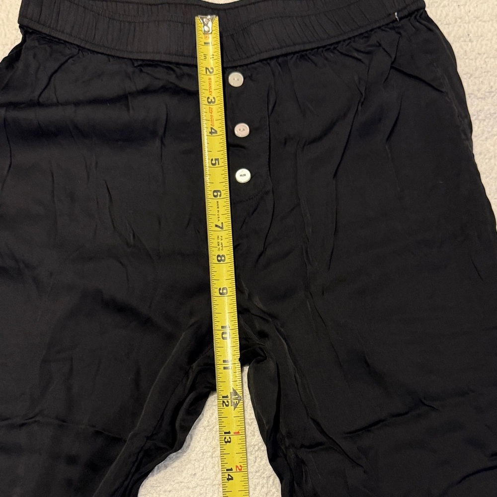 Anthropologie Midnight Black Flare Pants - Picture 6 of 9